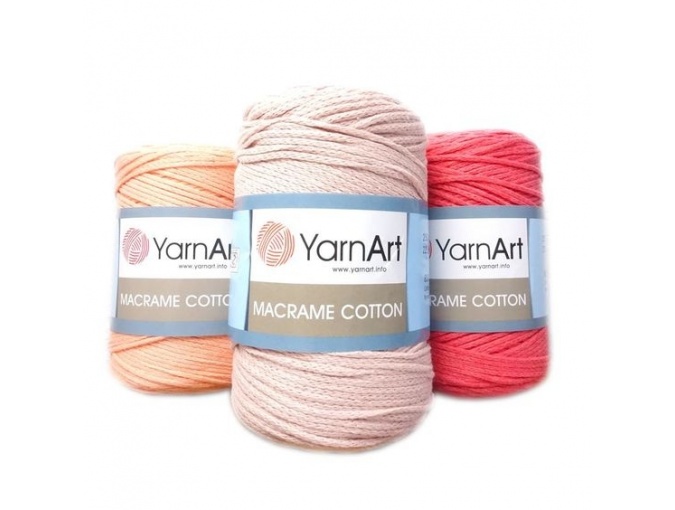 YarnArt Macrame Cotton 85% cotton, 15% polyester, 4 Skein Value Pack, 1000g фото 1