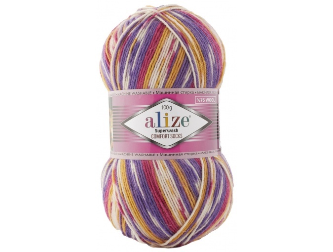 Alize Superwash Comfort Socks 75% wool, 25% polyamide 5 Skein Value Pack, 500g фото 29