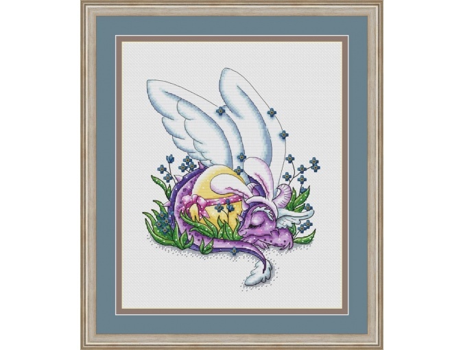 The Easter Dragon Cross Stitch Pattern фото 1