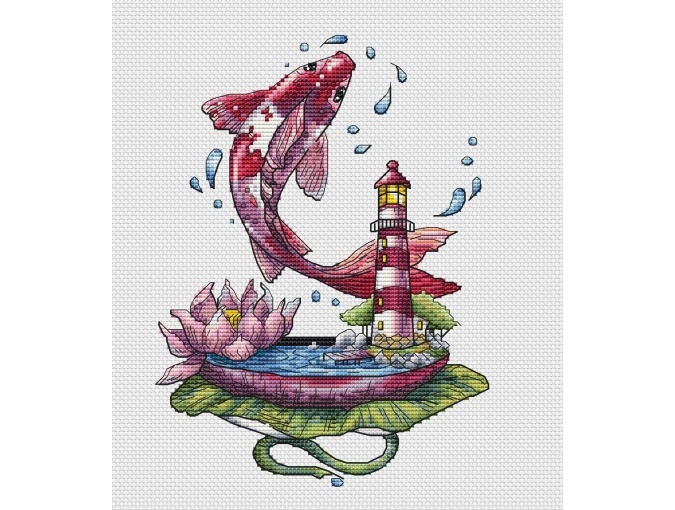 Lighthouse for a Wish Cross Stitch Pattern фото 1