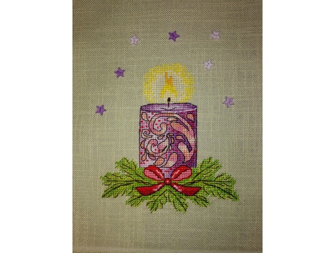Wishing Candle Cross Stitch Pattern фото 2