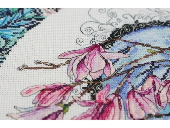 Spring Lace Cross Stitch Kit фото 3