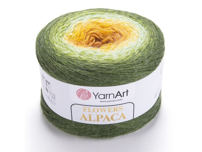 YarnArt Flowers Alpaca, 20% Alpaca, 80% Acrylic, 2 Skein Value Pack, 500g фото 39
