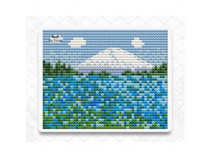 Mountain Meadow Cross Stitch Pattern фото 2