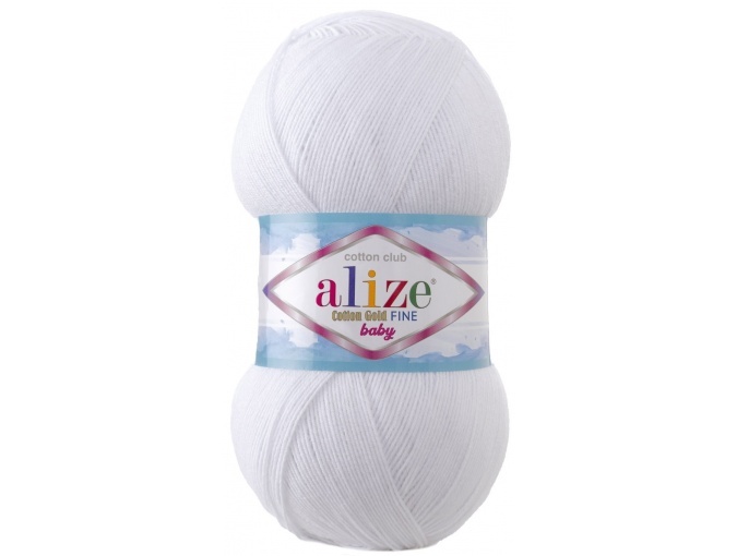 Alize Cotton Gold Fine Baby 55% cotton, 45% acrylic 5 Skein Value Pack, 500g фото 9