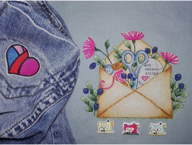 Needlewoman's Envelope Cross Stitch Pattern фото 2