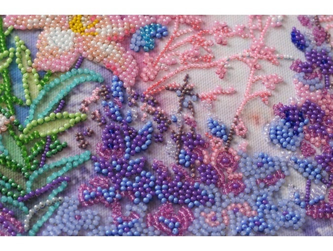 Light Pink Bead Embroidery Kit фото 5