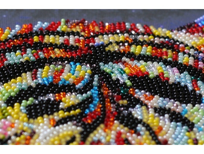 Colored Tigers Bead Embroidery Kit фото 3
