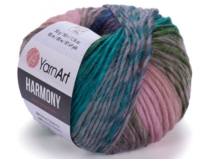 YarnArt Harmony 60% Wool, 40% Acrylic, 10 Skein Value Pack, 500g фото 11