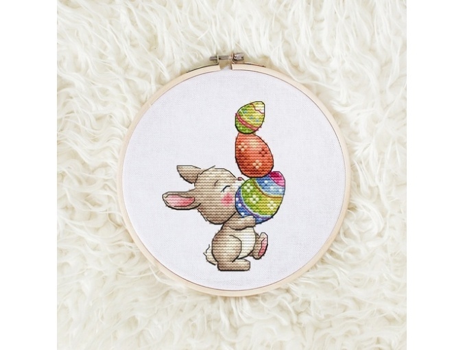 Easter Bunny 1 Cross Stitch Pattern фото 1