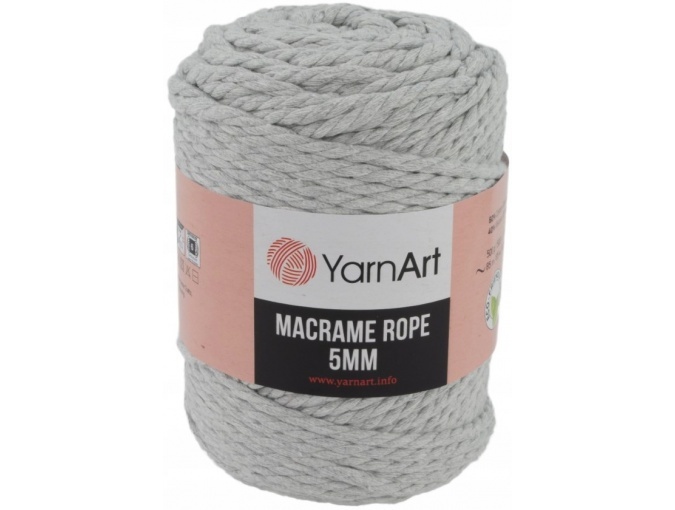 YarnArt Macrame Rope 5mm 60% cotton, 40% viscose and polyester, 2 Skein Value Pack, 1000g фото 7