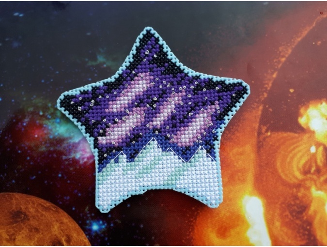 Star Magic Mountains Cross Stitch Pattern фото 3