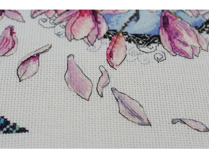Spring Lace Cross Stitch Kit фото 2
