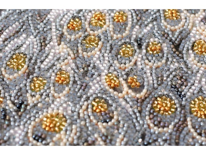 Gold in Silver Bead Embroidery Kit фото 5