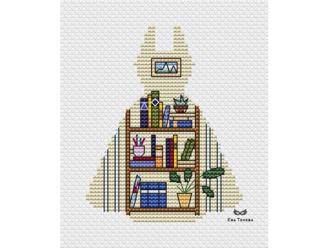 Book Dress Cross Stitch Pattern фото 1