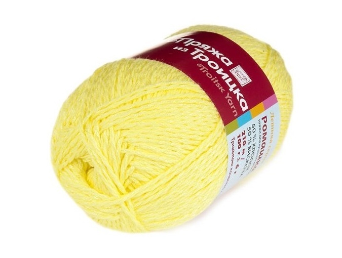 Troitsk Wool Camomile, 50% Cotton, 50% Viscose 5 Skein Value Pack, 500g фото 12