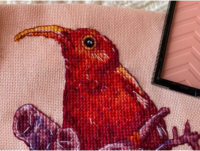 Heart Sunbird Cross Stitch Pattern фото 14