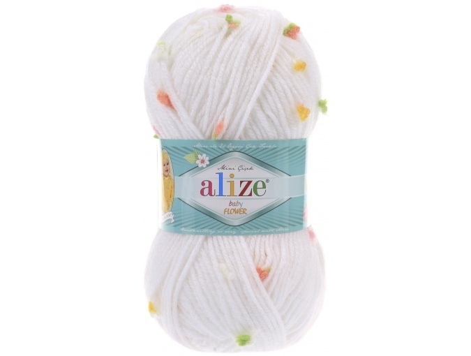 Alize Baby Flower, 94% Acrylic, 6% Polyamide 5 Skein Value Pack, 500g фото 11