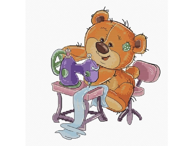 Teddy-bear 4 Cross Stitch Kit фото 1