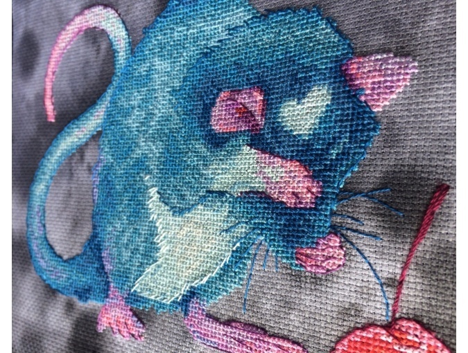 Rat Washing Up Cross Stitch Pattern фото 5