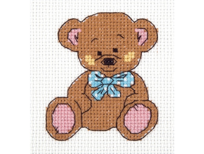 Michael the Bear Cross Stitch Kit фото 1