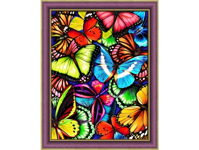 Bright Butterflies Diamond Painting Kit фото 1