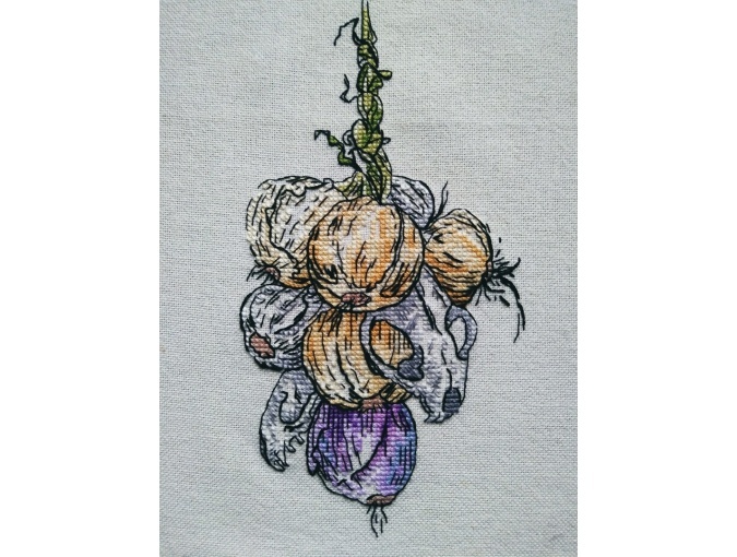 Bunch of Onions Cross Stitch Pattern фото 2