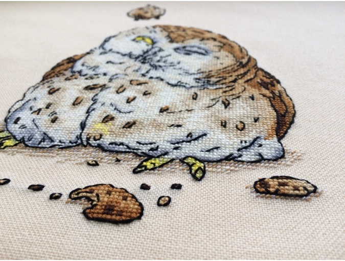 Cookie Owl Cross Stitch Pattern фото 6