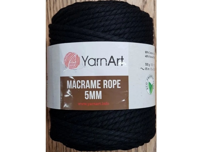 YarnArt Macrame Rope 5mm 60% cotton, 40% viscose and polyester, 2 Skein Value Pack, 1000g фото 2