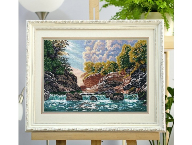 Morning in the Guam gorge Cross Stitch Kit  фото 1
