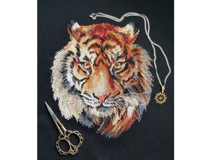 Tiger Cross Stitch Pattern фото 2