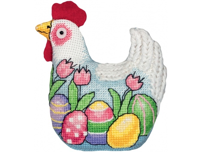 Toy. Easter Chicken Cross Stitch Kit фото 1