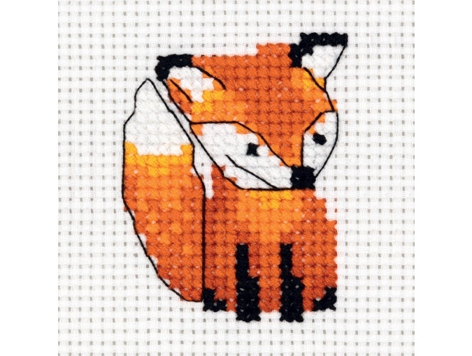 Baby Fox Cross Stitch Kit фото 1