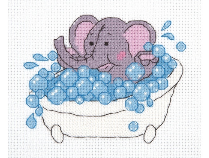 Little Elephant Cross Stitch Kit фото 1