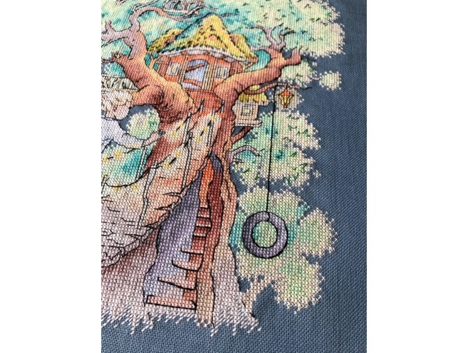 Tree House Cross Stitch Pattern фото 8