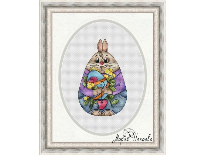 Egg Boy Cross Stitch Pattern фото 1