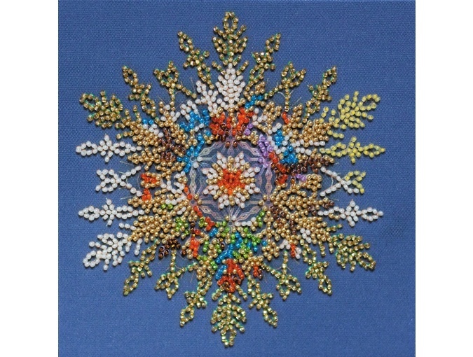 Snow Sparkles Bead Embroidery Kit фото 1