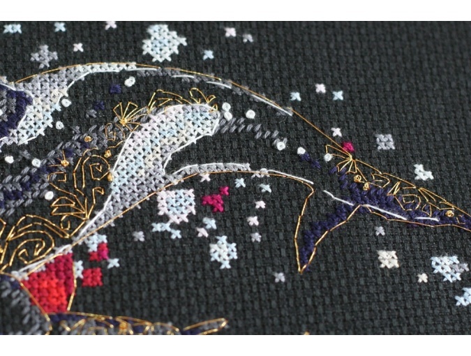 Killer Whales Cross Stitch Kit фото 4