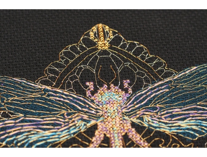 A Golden Dragonfly Cross Stitch Kit фото 2