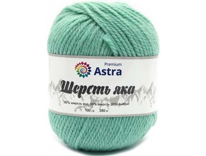 Astra Premium Yak Wool, 25% yak wool, 50% wool, 25% fiber, 2 Skein Value Pack, 200g фото 3