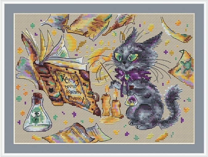 Practical Magic for Cats Cross Stitch Pattern фото 1