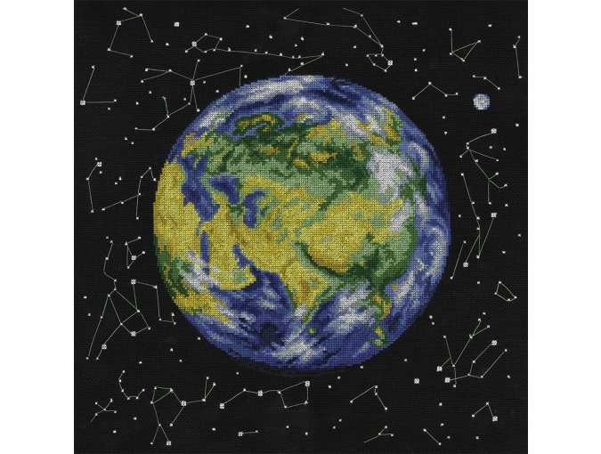 Earth. Eurasia Cross Stitch Kit фото 1