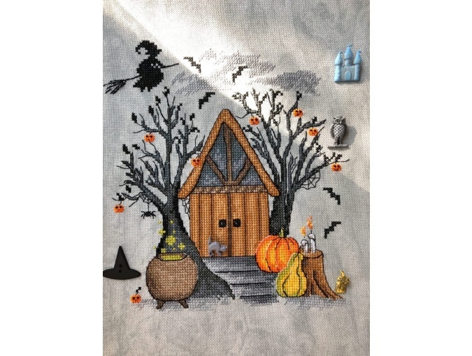 The Witch Flies Home Cross Stitch Pattern фото 2