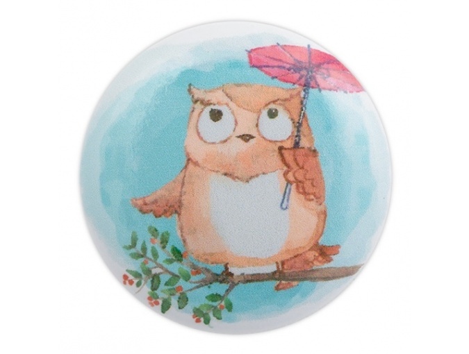 Magnetic Needle Minder №39 Owl with Umbrella фото 2