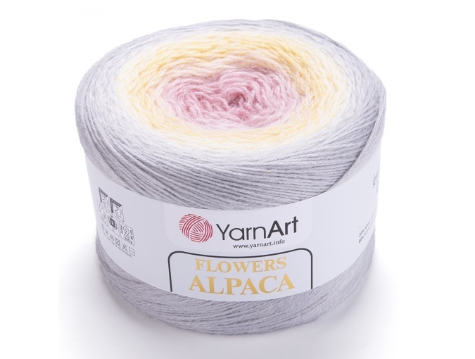 YarnArt Flowers Alpaca, 20% Alpaca, 80% Acrylic, 2 Skein Value Pack, 500g фото 5
