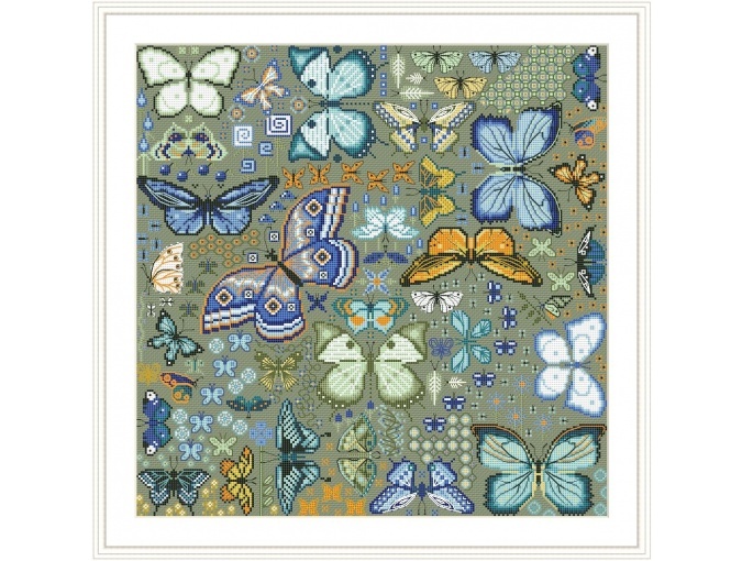 Butterflies. Evening Cross Stitch Pattern фото 9