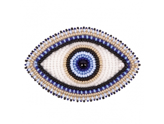 Brooch. Eye Bead Embroidery Kit фото 1