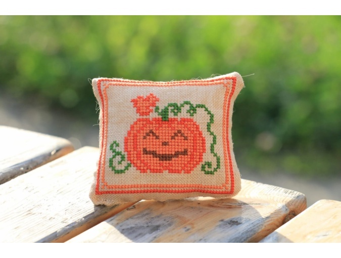 Happy Pumpkin Cross Stitch Pattern фото 2