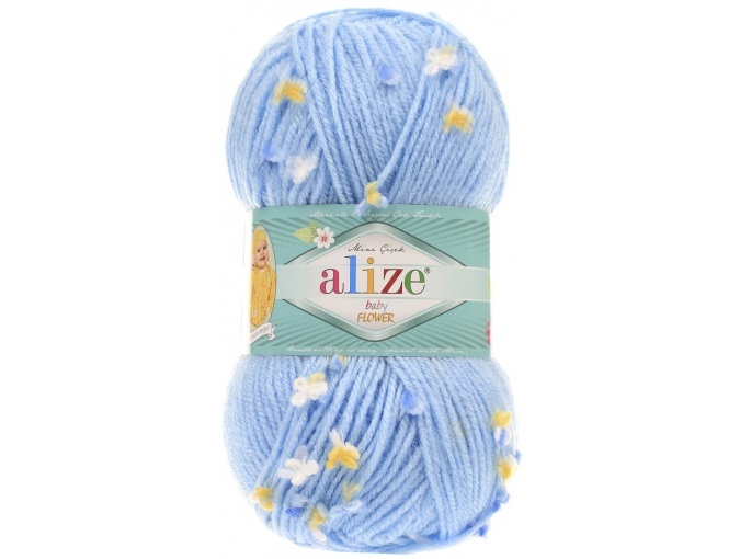 Alize Baby Flower, 94% Acrylic, 6% Polyamide 5 Skein Value Pack, 500g фото 15