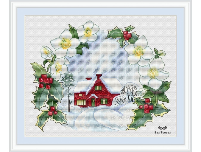 Delicate Scent of Winter Cross Stitch Pattern фото 1